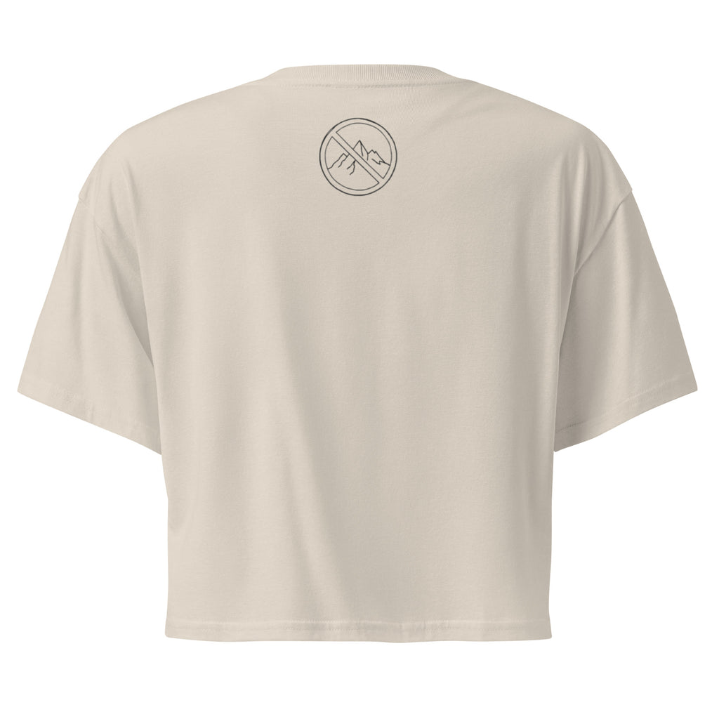 Summit Beers women's 14er hiking crop tee