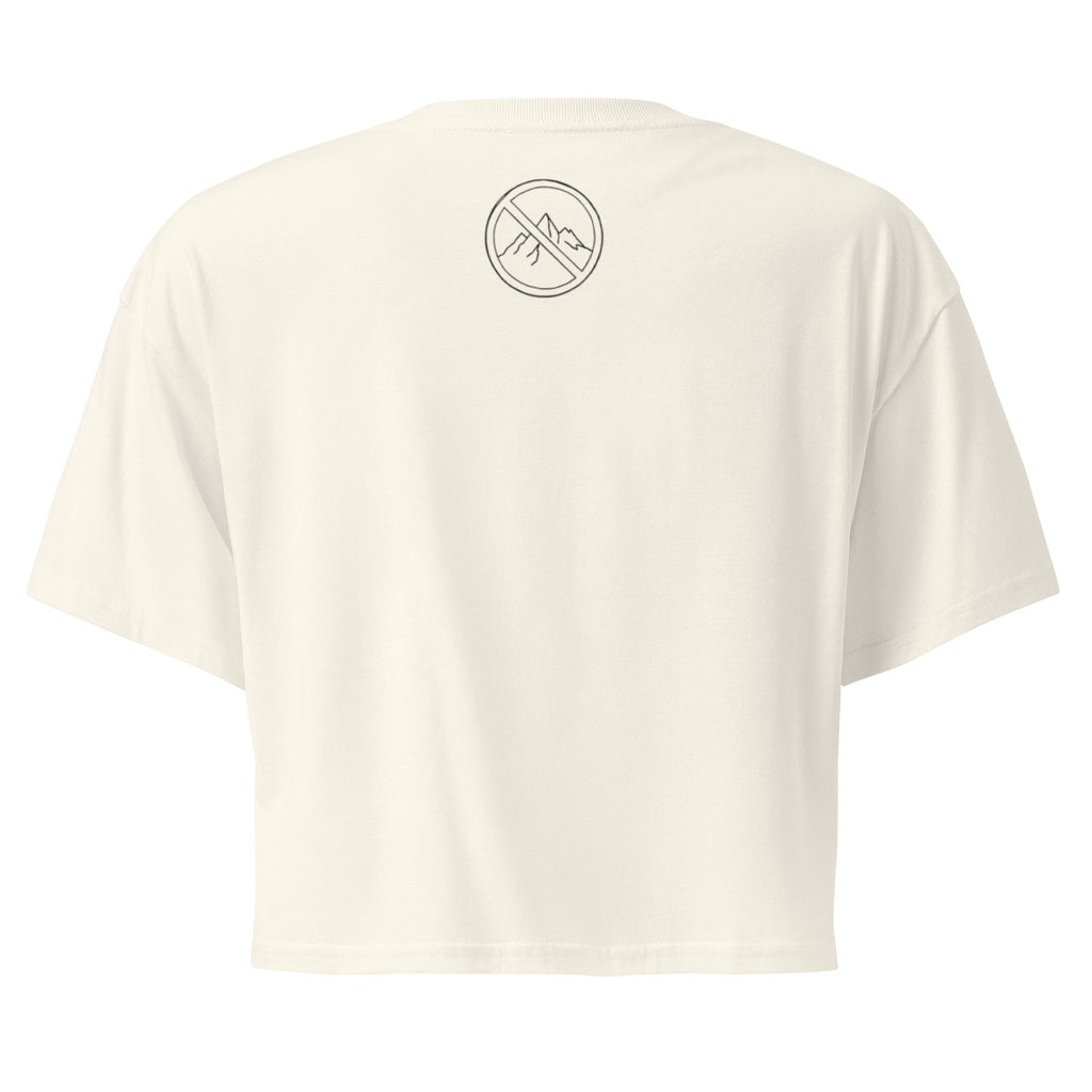 Summit Beers women's 14er hiking crop tee